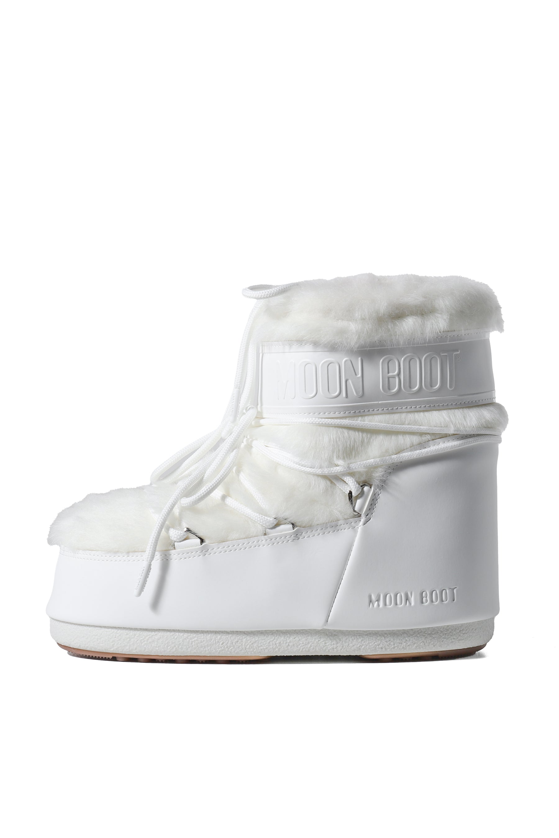 MB ICON LOW FAUX FUR / WHT