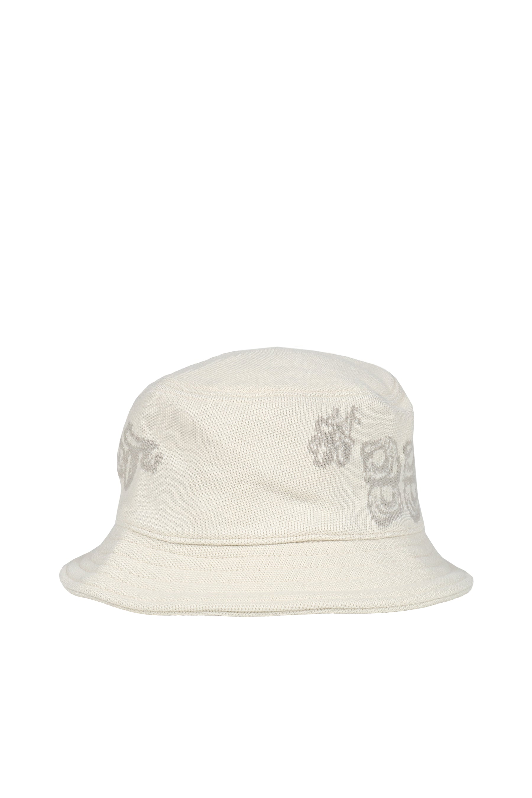 JACQUARD BUCKET HAT / BONE