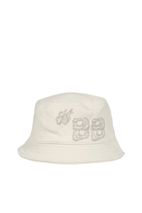 JACQUARD BUCKET HAT / BONE