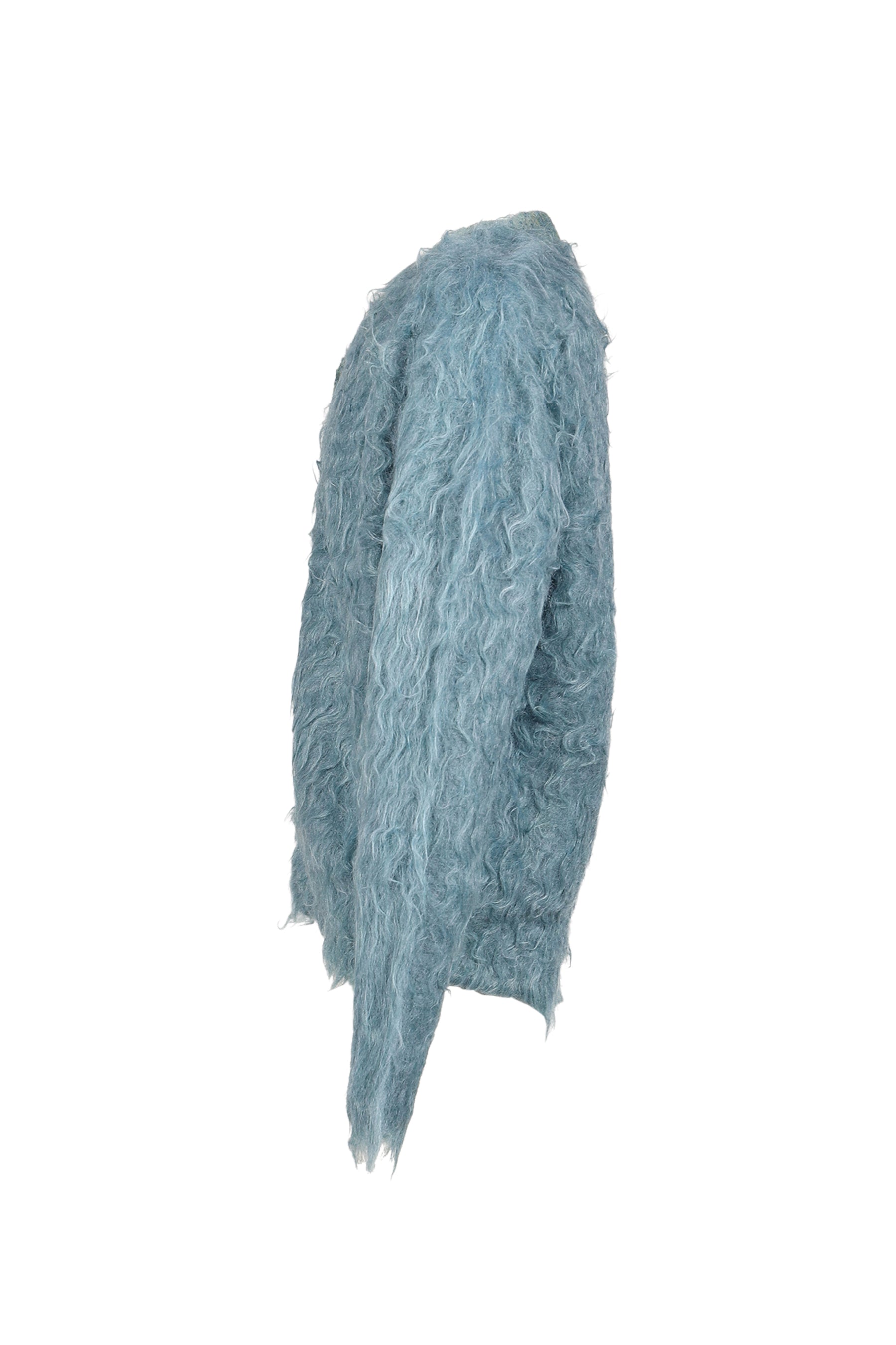 SHAGGY KNIT CARDIGAN / L.BLU