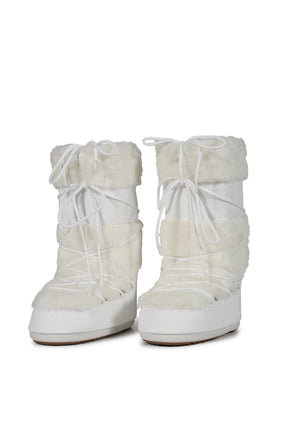 MB ICON FAUX FUR / OPTICAL WHT