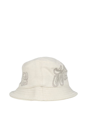 JACQUARD BUCKET HAT / BONE