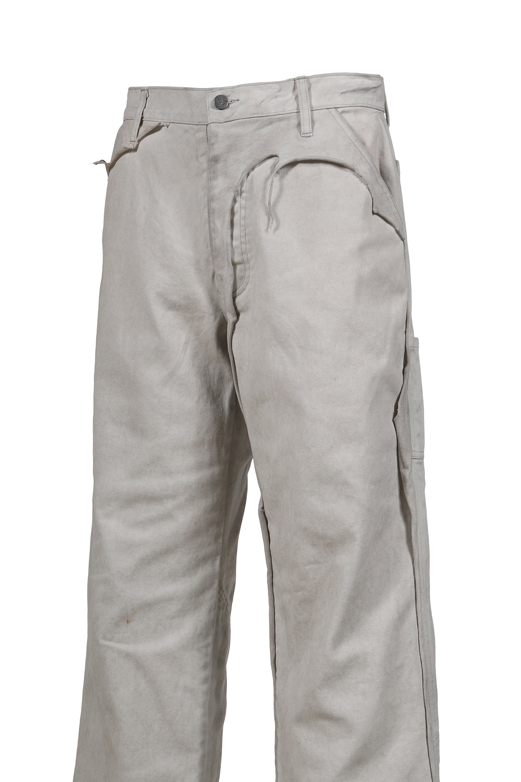 UNDERGROUND CUT OUT PANTS / MELT LOCK DIRTY WHT 