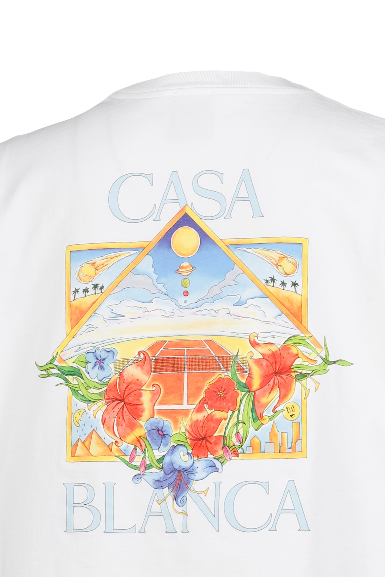 Casablanca Casablanca SS26 FLOWER COURT ICON CLASSIC T-SHIRT