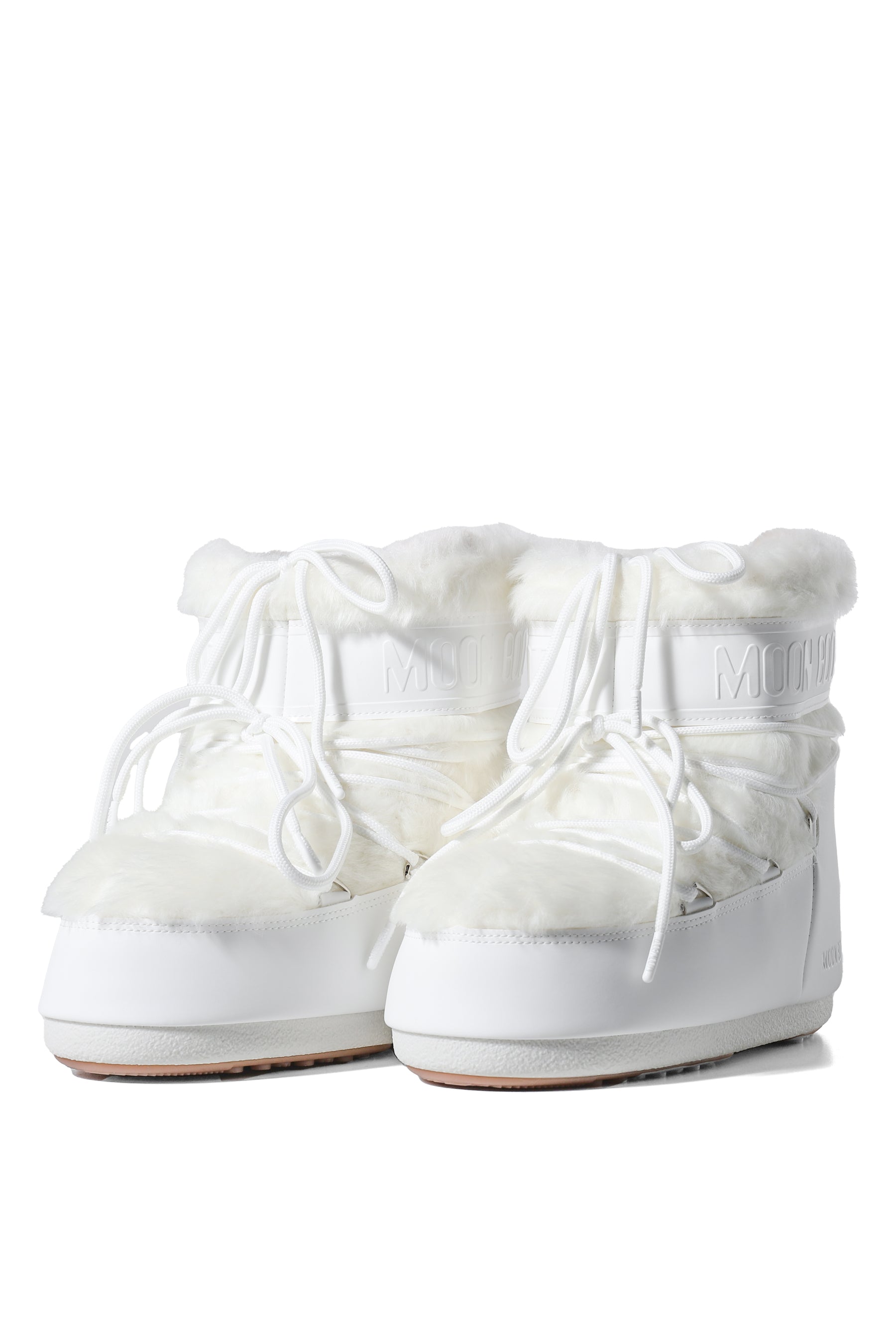 MB ICON LOW FAUX FUR / WHT