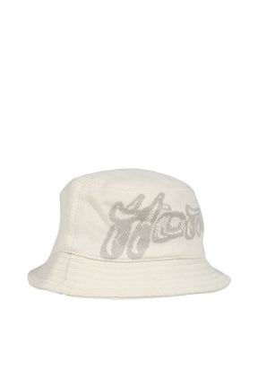 JACQUARD BUCKET HAT / BONE