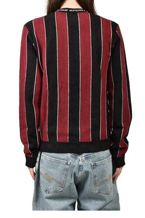 SPORTY LOGO CREW NECK / BLK BUR 