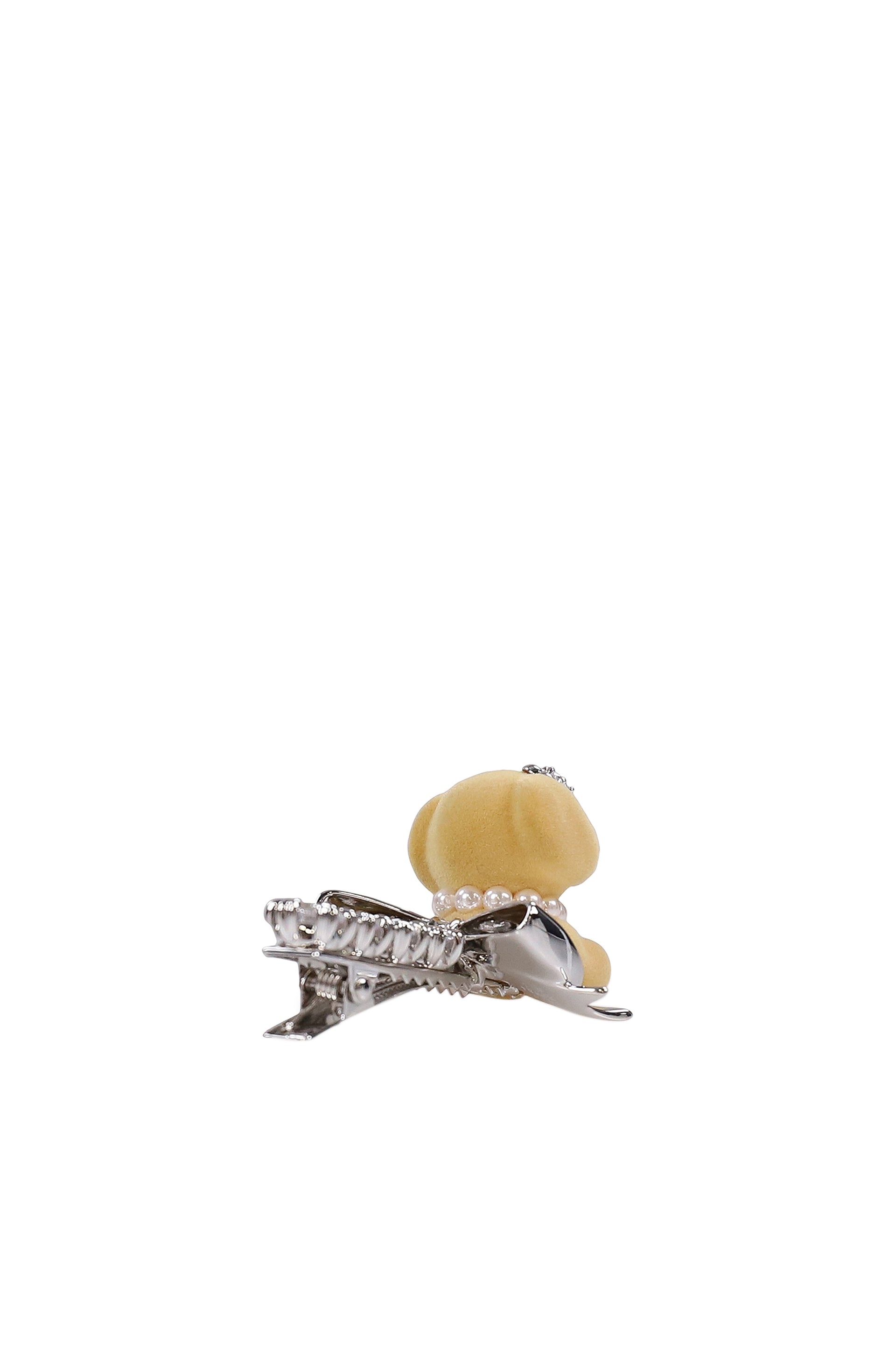 PUPPY BOWKNOT HAIR PIN / BRW