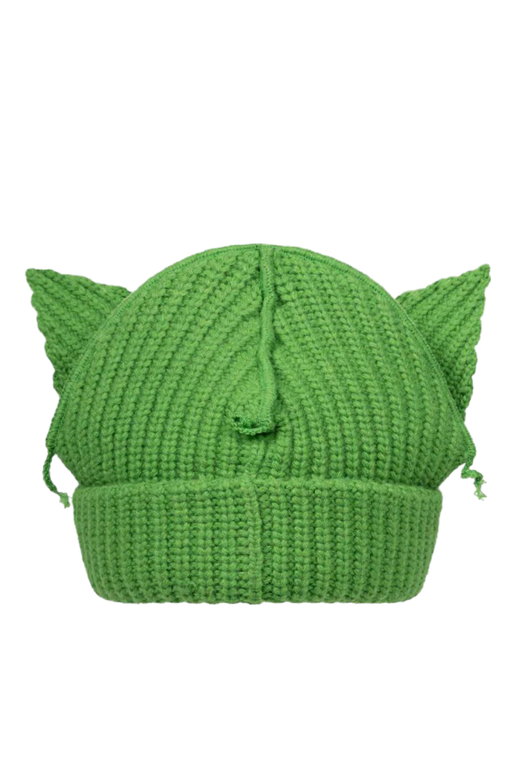 CHUNKY EARS BEANIE / GREEN