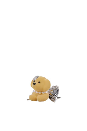 PUPPY BOWKNOT HAIR PIN / BRW