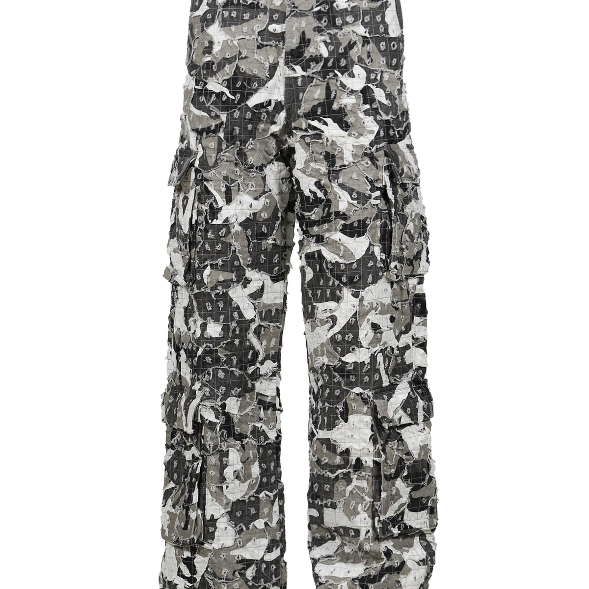 WHO DECIDES WAR SS25 MICRO DISTRESSED CARGO PANT / VINTAGE GRY