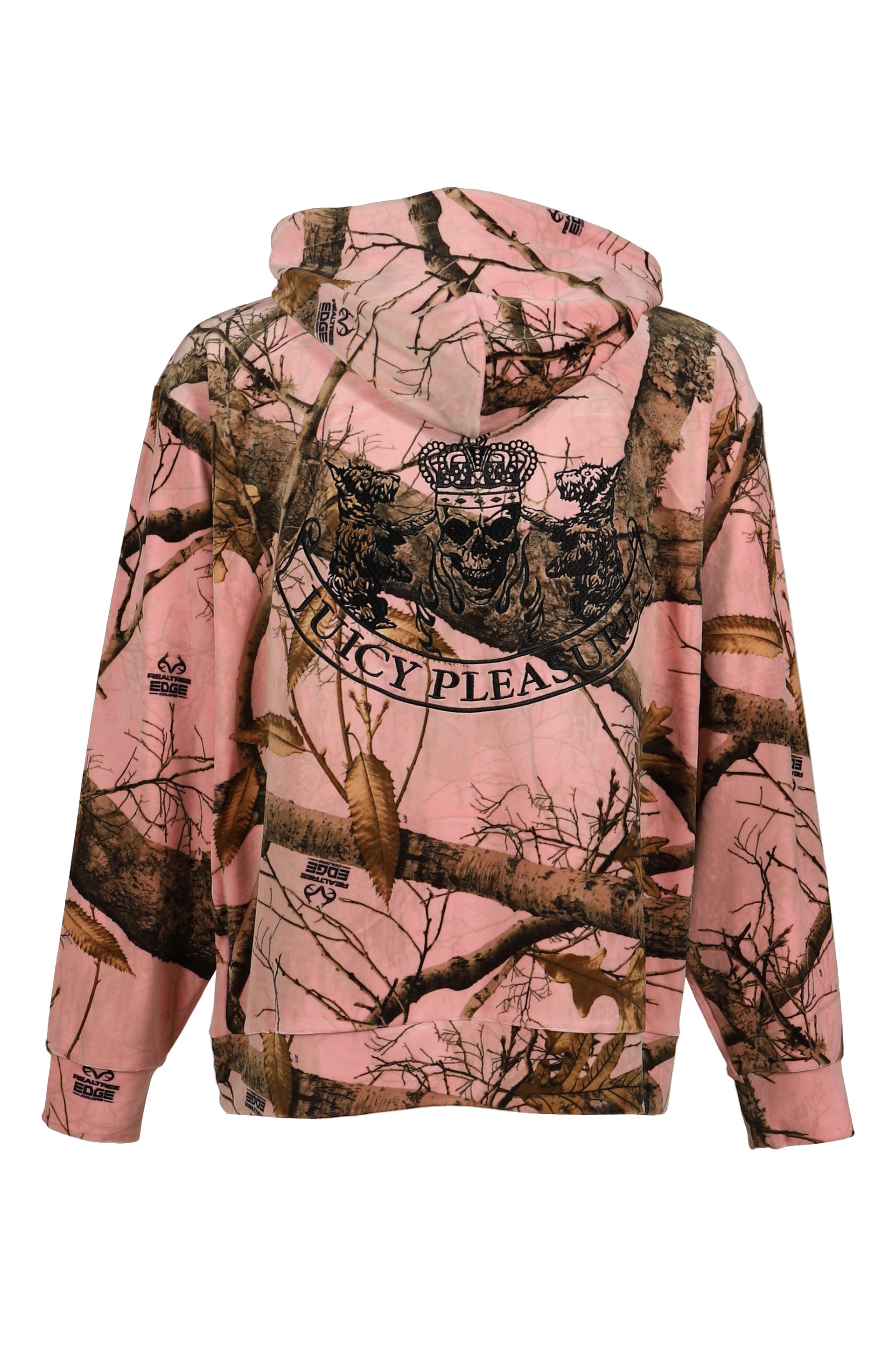 REALTREE VELOUR HOODIE / PINK EDGE