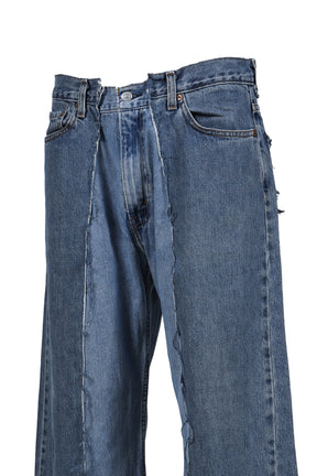REMAKE WIDE DENIM PANTS / ASSORTED 