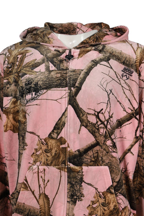 REALTREE VELOR HOODIE / PINK EDGE 