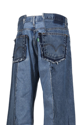 REMAKE WIDE DENIM PANTS / ASSORTED 