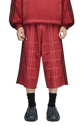 TC SWEAT JORT / POWER RED