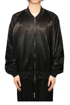 THREADLESS AIR EMBROIDERY SOUVENIR JACKET / BLK