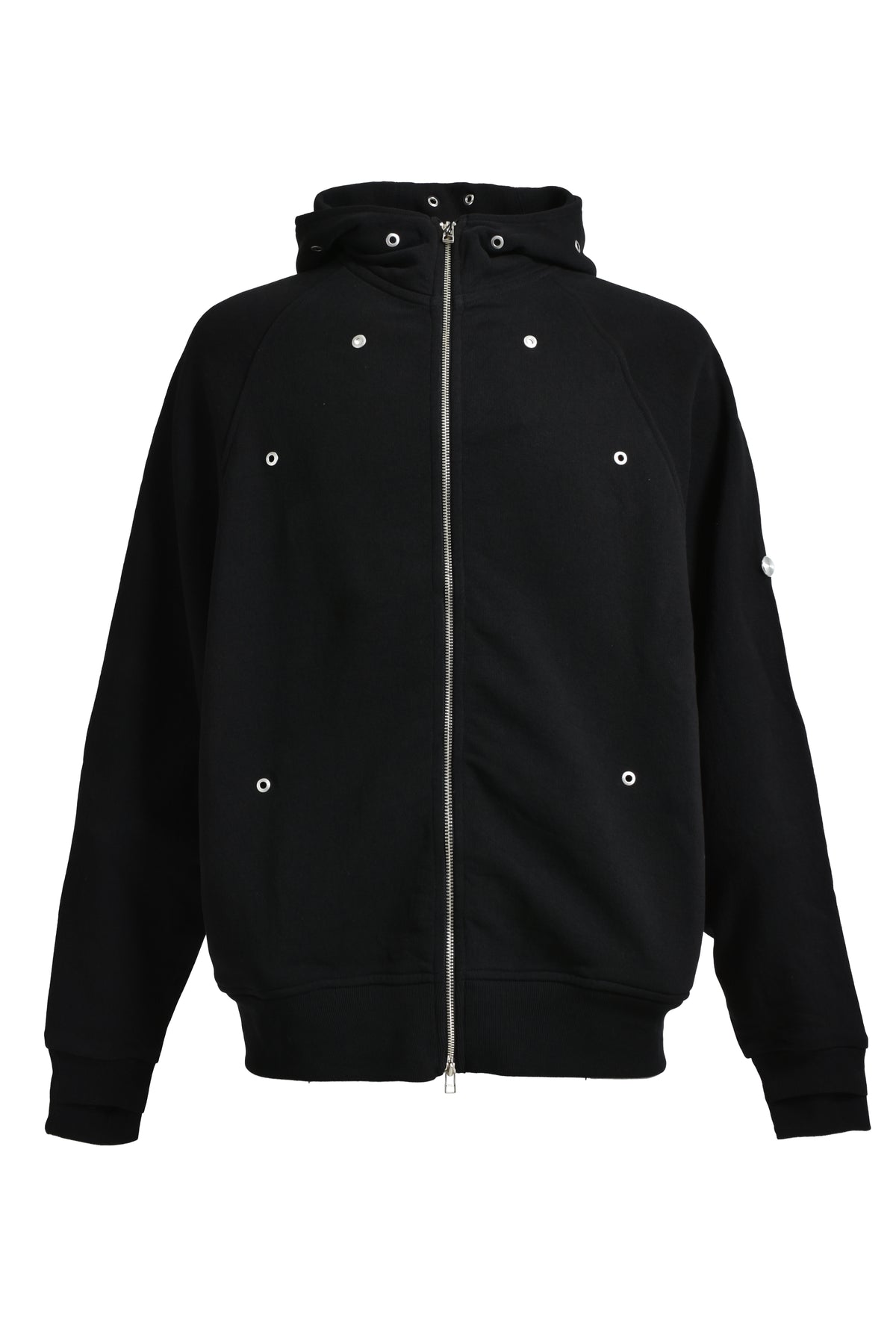 EYELETS HOODIE / BLK