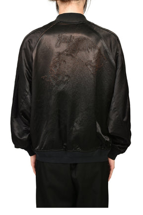 THREADLESS AIR EMBROIDERY SOUVENIR JACKET / BLK