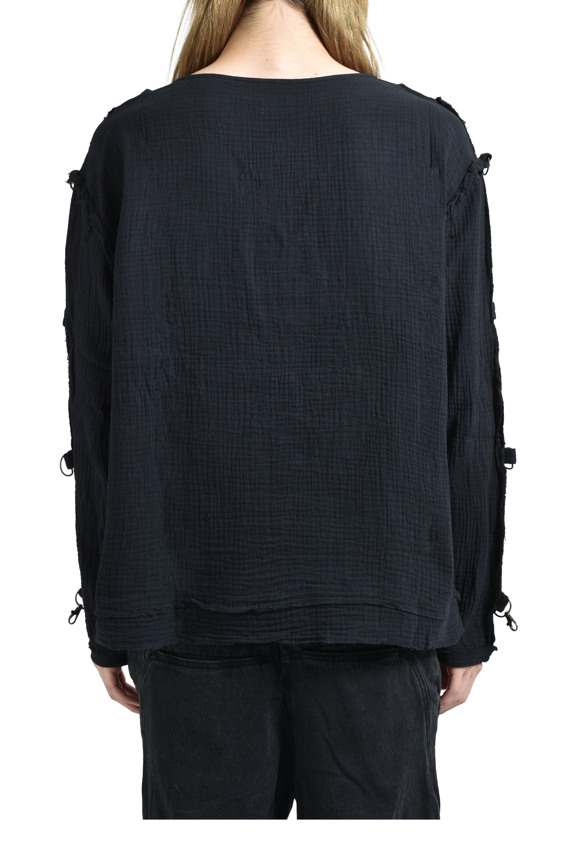 MUSLIN SHIRT / BLK