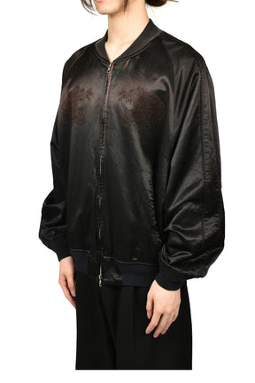 THREADLESS AIR EMBROIDERY SOUVENIR JACKET / BLK
