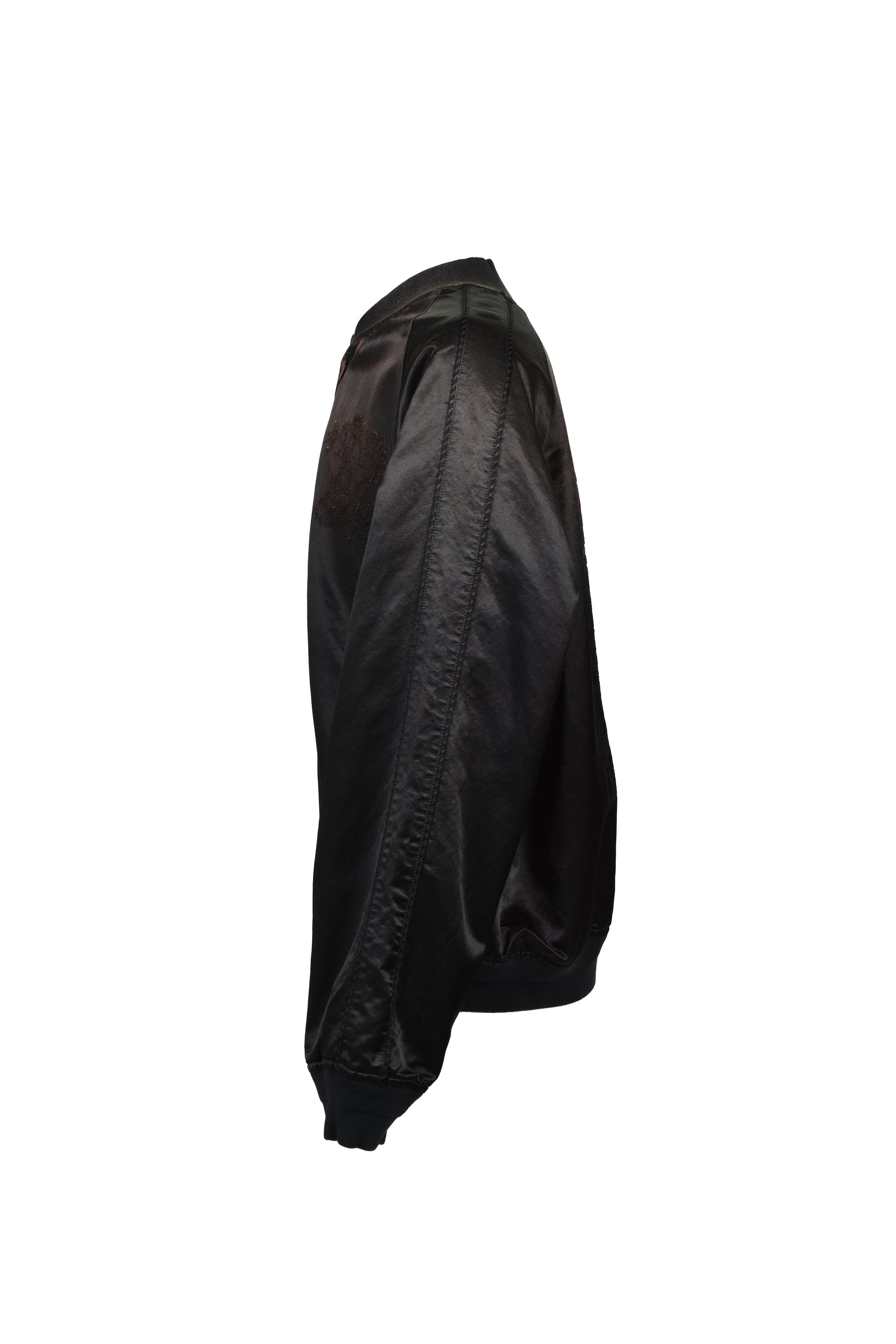 THREADLESS AIR EMBROIDERY SOUVENIR JACKET / BLK