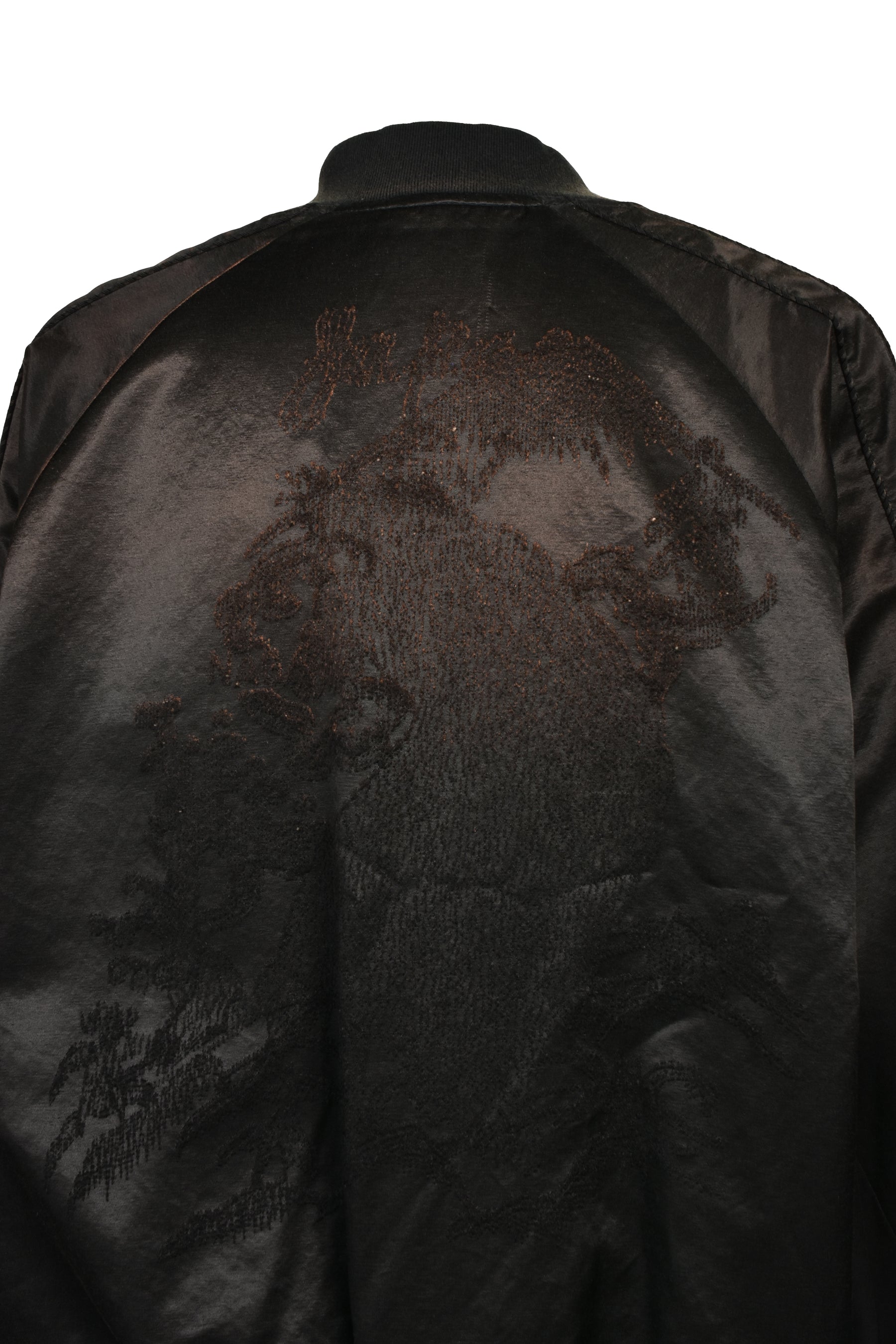 THREADLESS AIR EMBROIDERY SOUVENIR JACKET / BLK