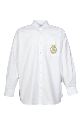 UNISEX OXFORD SHIRT WOVEN / WHT