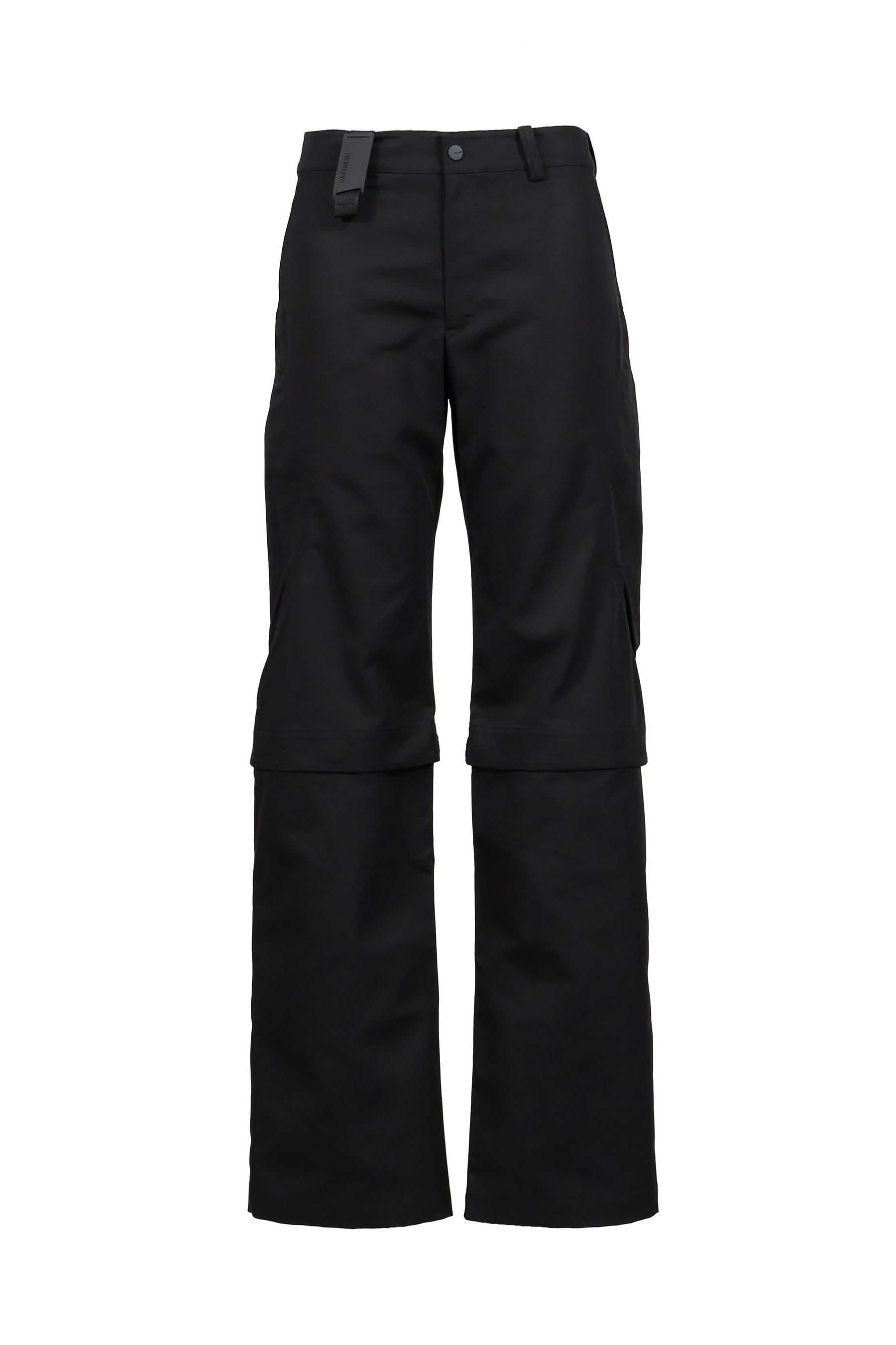 CONVERTIBLE MOTO PANTS / BLACK 