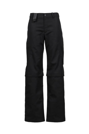 CONVERTIBLE MOTO PANTS / BLACK 