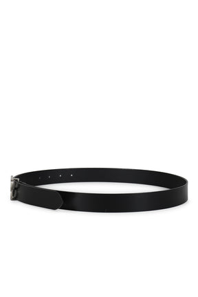 "DB" HOOK BUCKLE BELT / BLK SIL