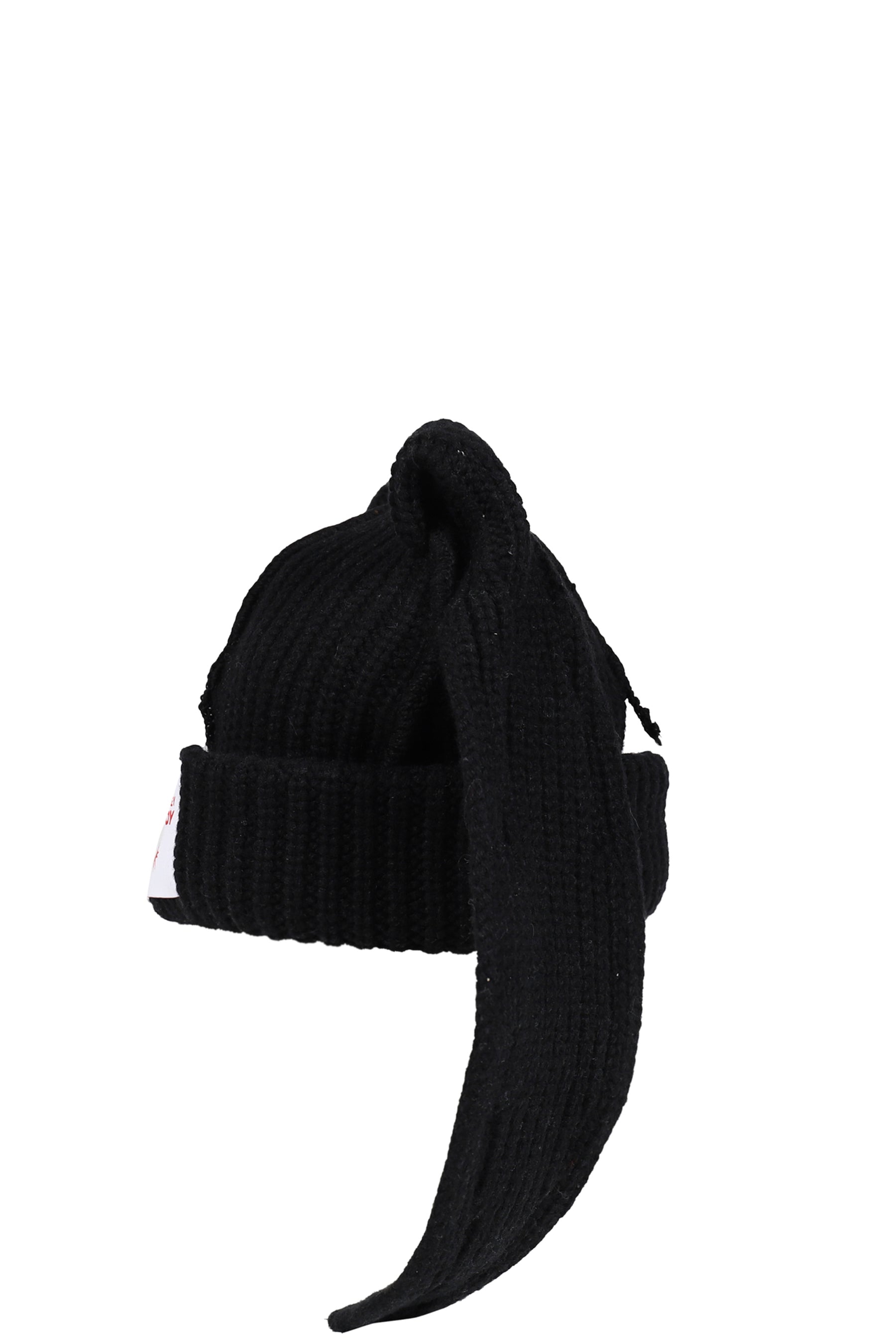 CHUNKY RABBIT BEANIE / BLK