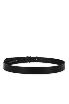 "DB" HOOK BUCKLE BELT / BLK SIL