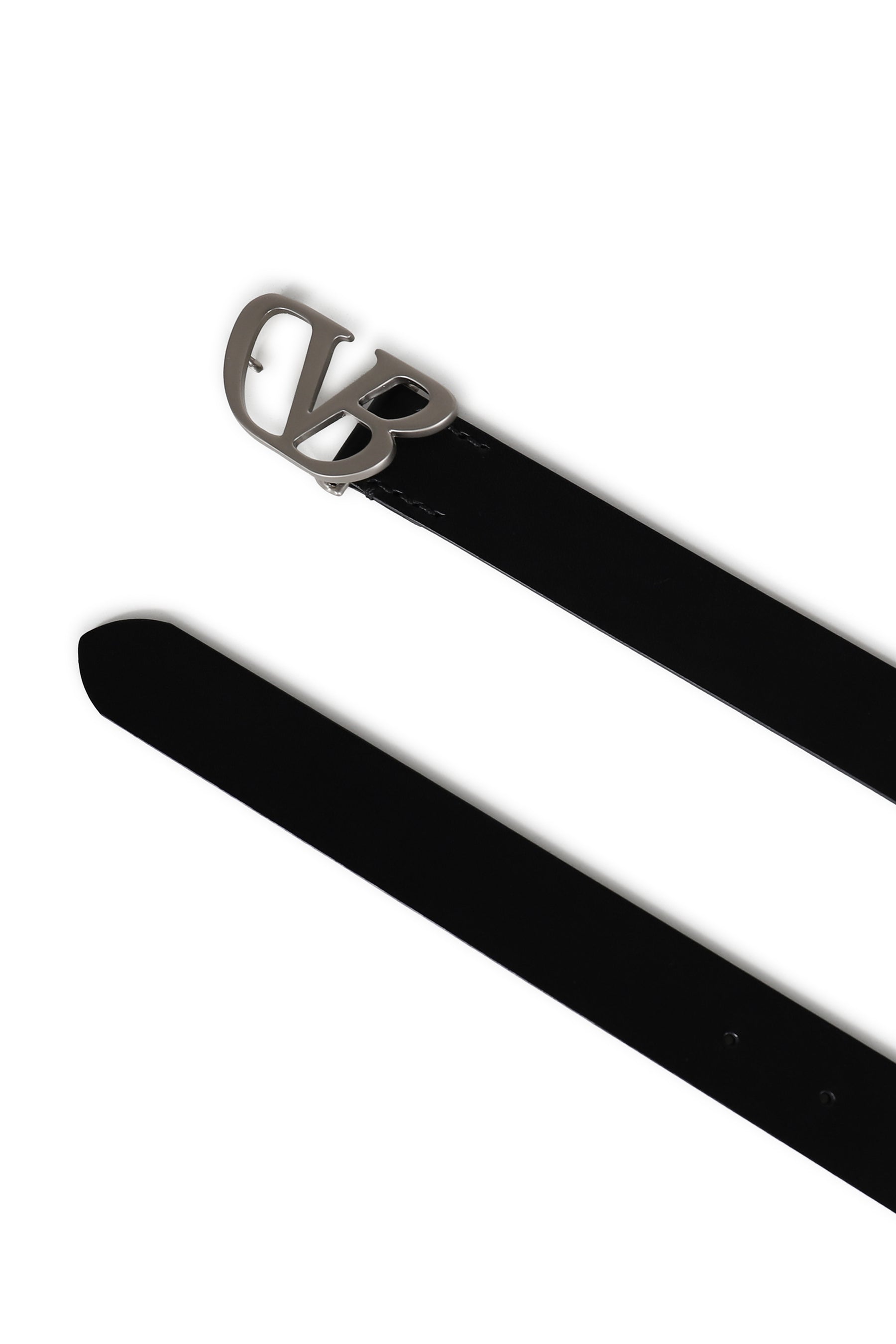 "DB" HOOK BUCKLE BELT / BLK SIL