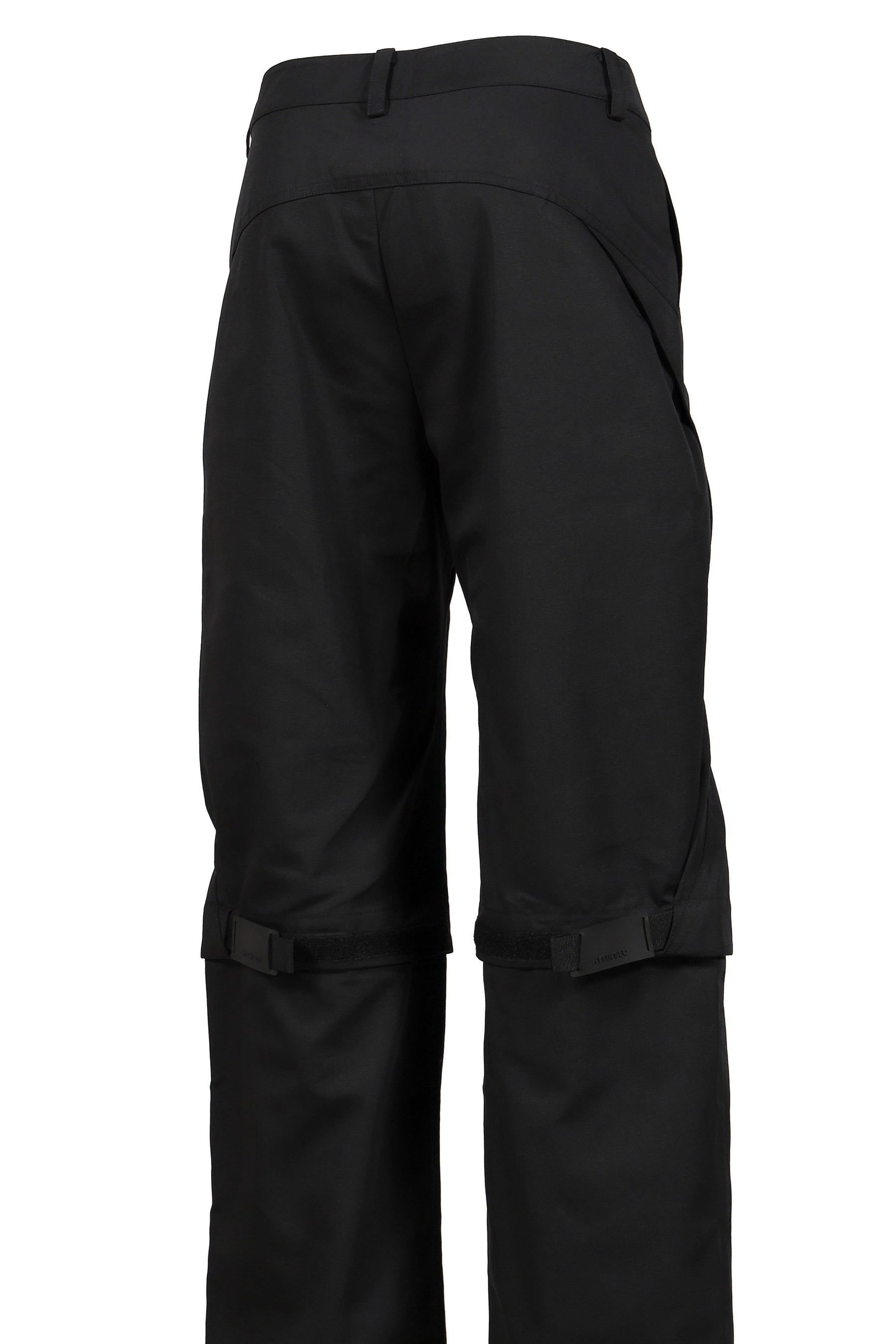 CONVERTIBLE MOTO PANTS / BLACK 