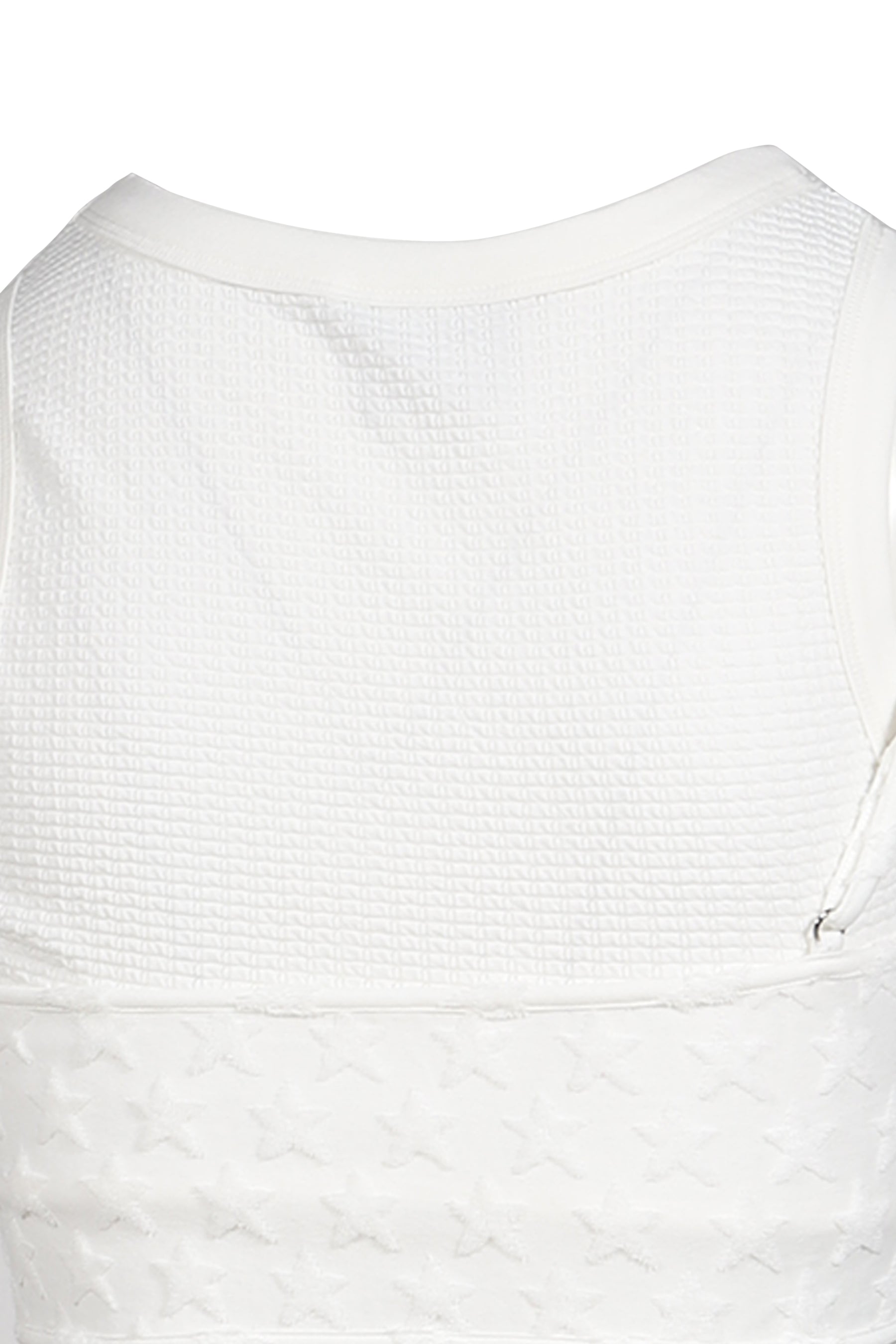 STARRY SKY PRINT SLEEVELESS TOP / WHT