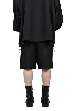 BAGGY SHORTS / BLK STRIPED