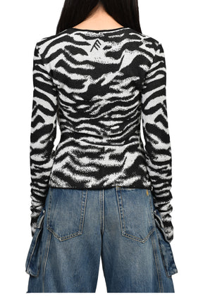 CARDIGAN / WHT BLK