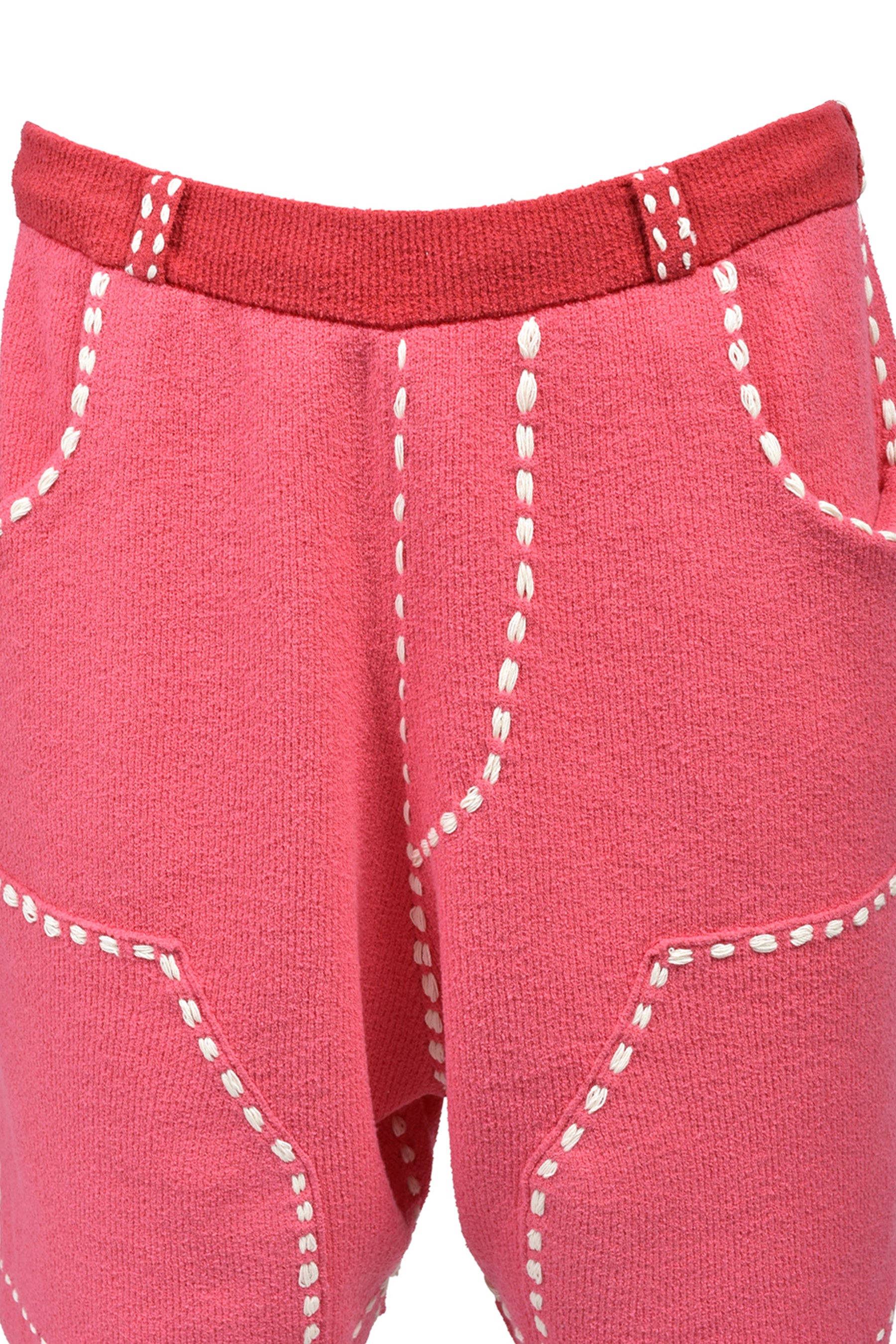 SUMMER PG1 DOUBLE KNEE SHORTS / RED x PINK