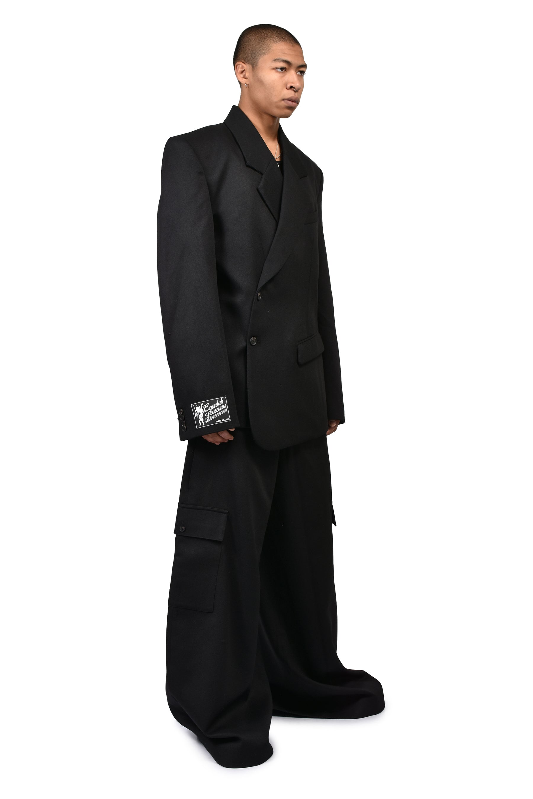 OVERSIZED TAILORED JACKET / BLK