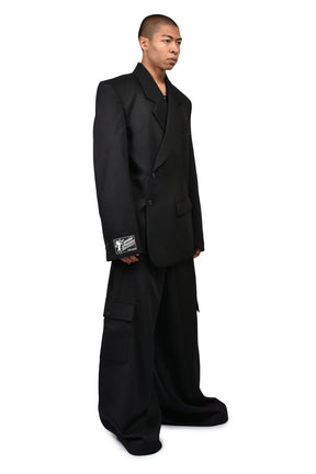 OVERSIZED TAILORED JACKET / BLK