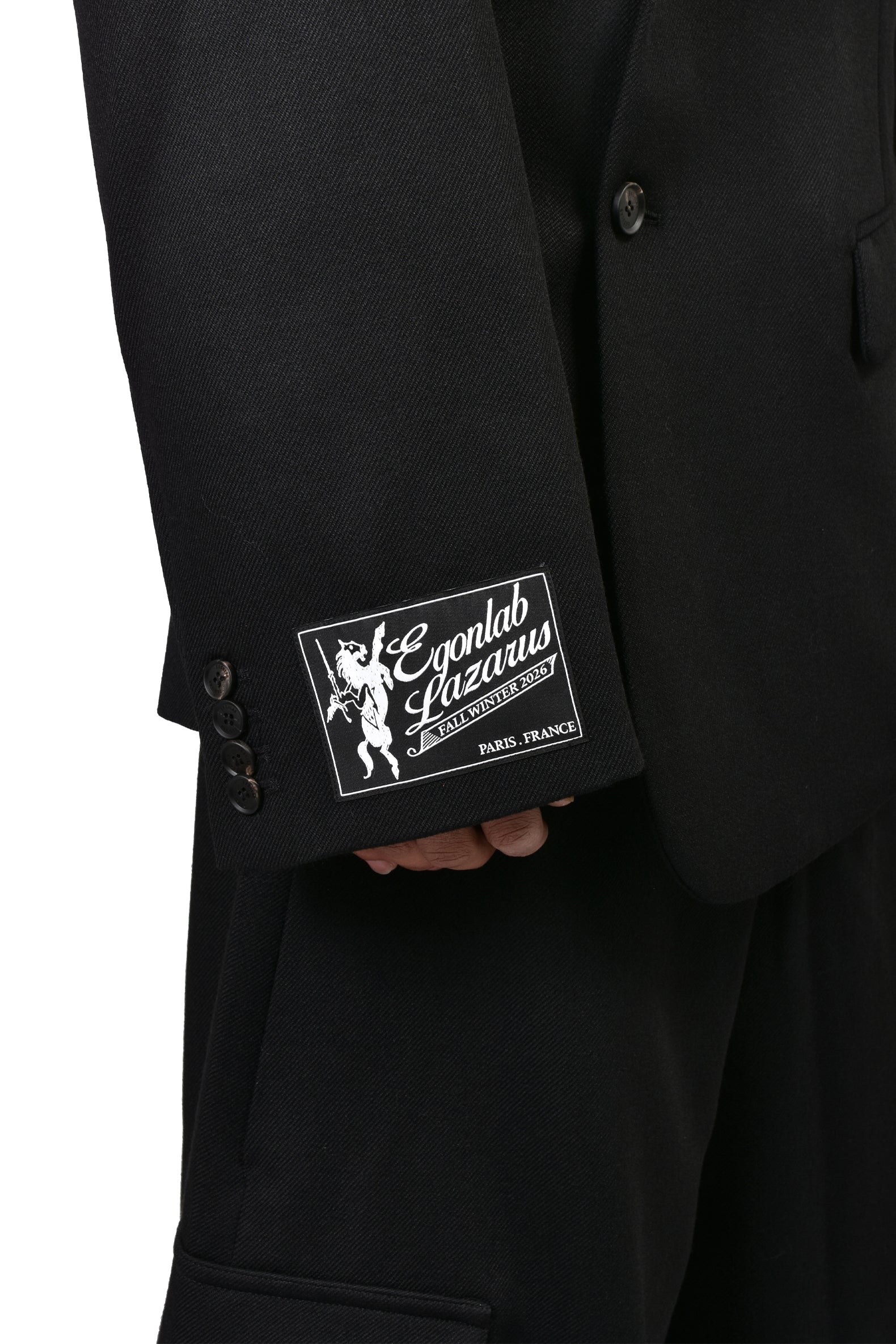OVERSIZED TAILORED JACKET / BLK