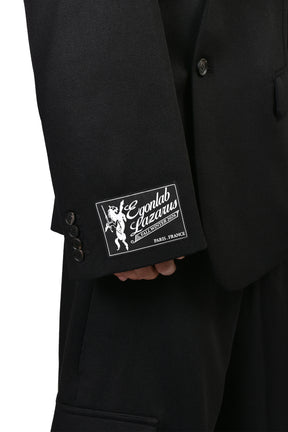 OVERSIZED TAILORED JACKET / BLK