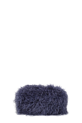 JUMBO NOOR MONGOLIAN POCHETTE / STEEL BLU