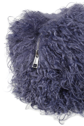 JUMBO NOOR MONGOLIAN POCHETTE / STEEL BLU