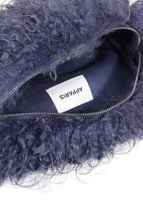 JUMBO NOOR MONGOLIAN POCHETTE / STEEL BLU