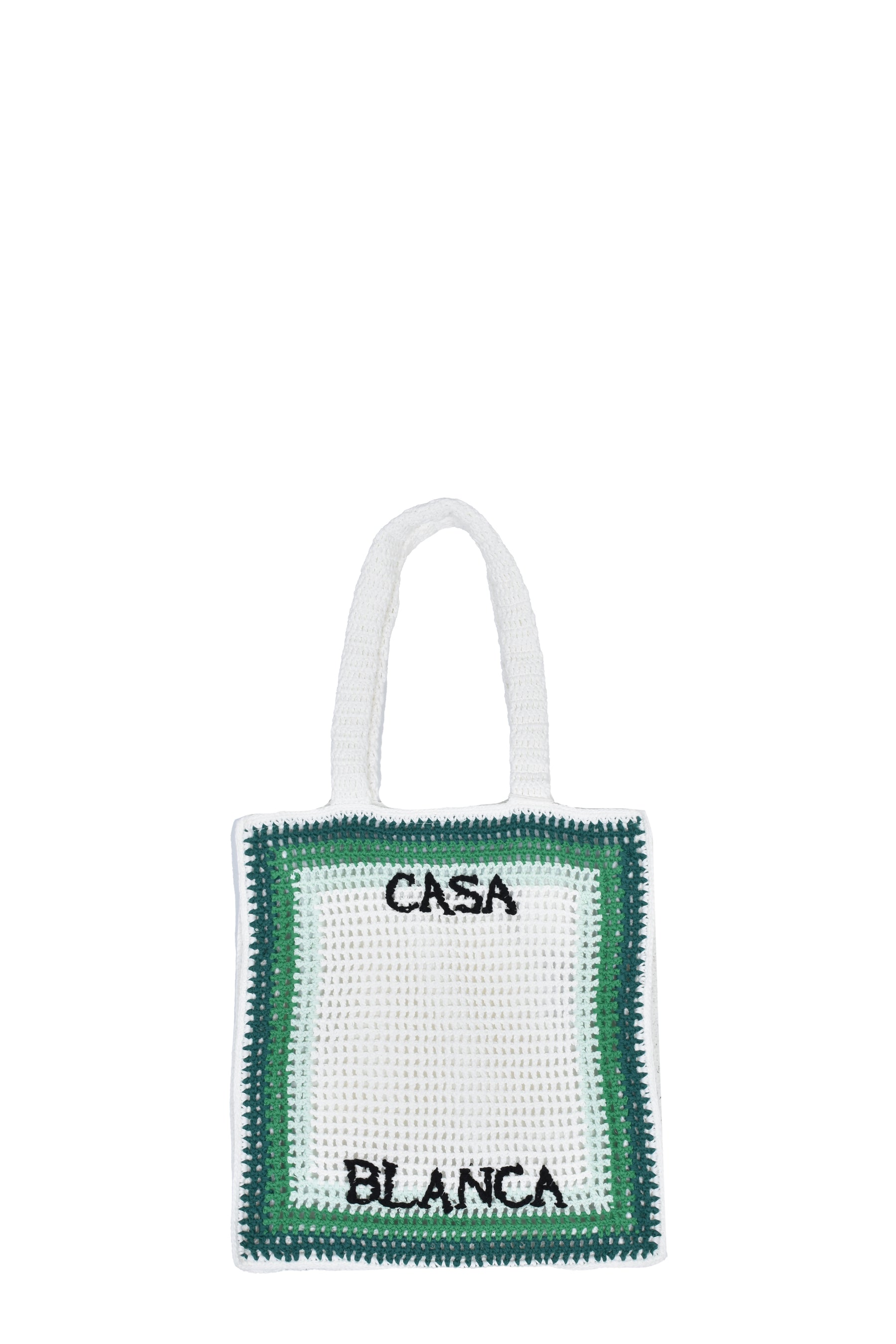 Casablanca カサブランカ SS26 COTTON CROCHET BAG / GREEL/MULTI
