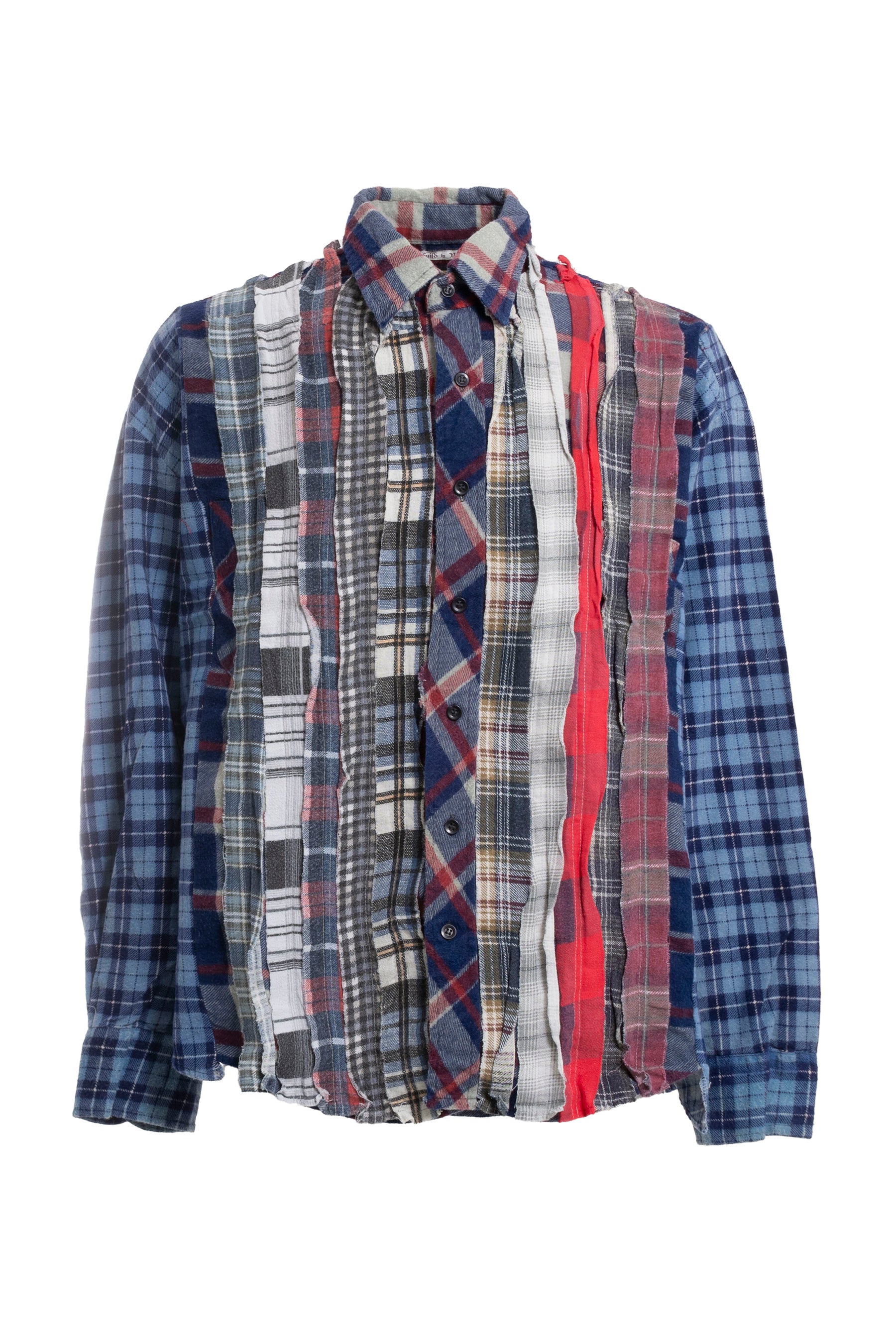 Rebuild By Needles FW23 FLANNEL SHIRT -> RIBBON WIDE SHIRT