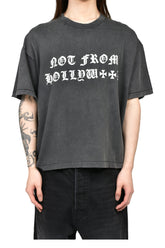 NOT FROM HOLLYWOOD T / VINTAGE BLK