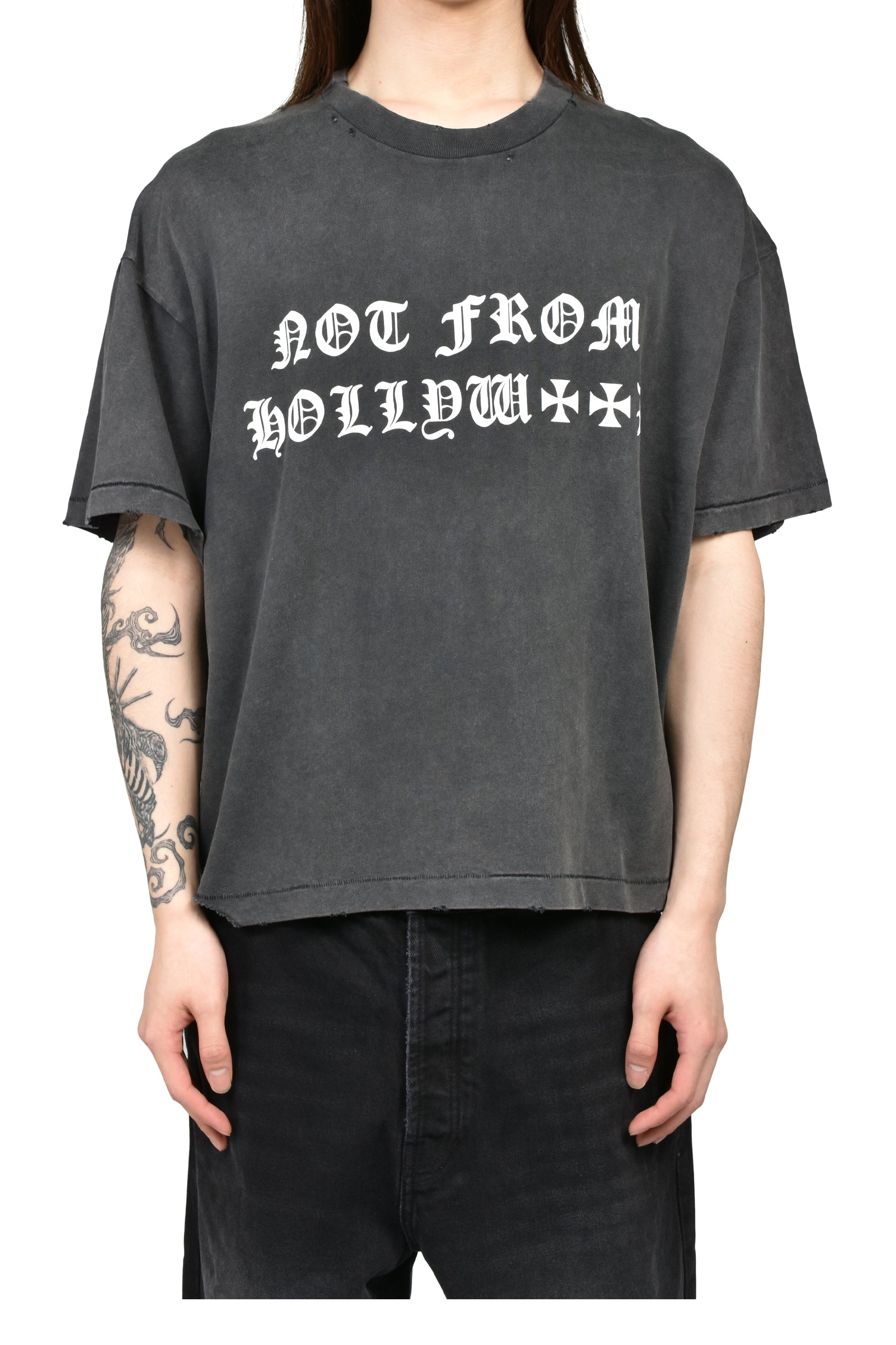 NOT FROM HOLLYWOOD T / VINTAGE BLK